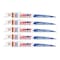 Irwin Lenox LUMBERWOLF 6 in. Bi-Metal Reciprocating Saw Blade 6 TPI 5 pk 20572656R - alternate 1